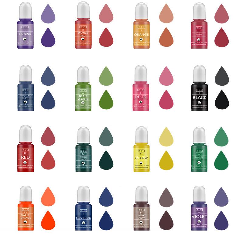 10ml/garrafa vela cera pigment - Soap Making Ingredients avaliação e preço
