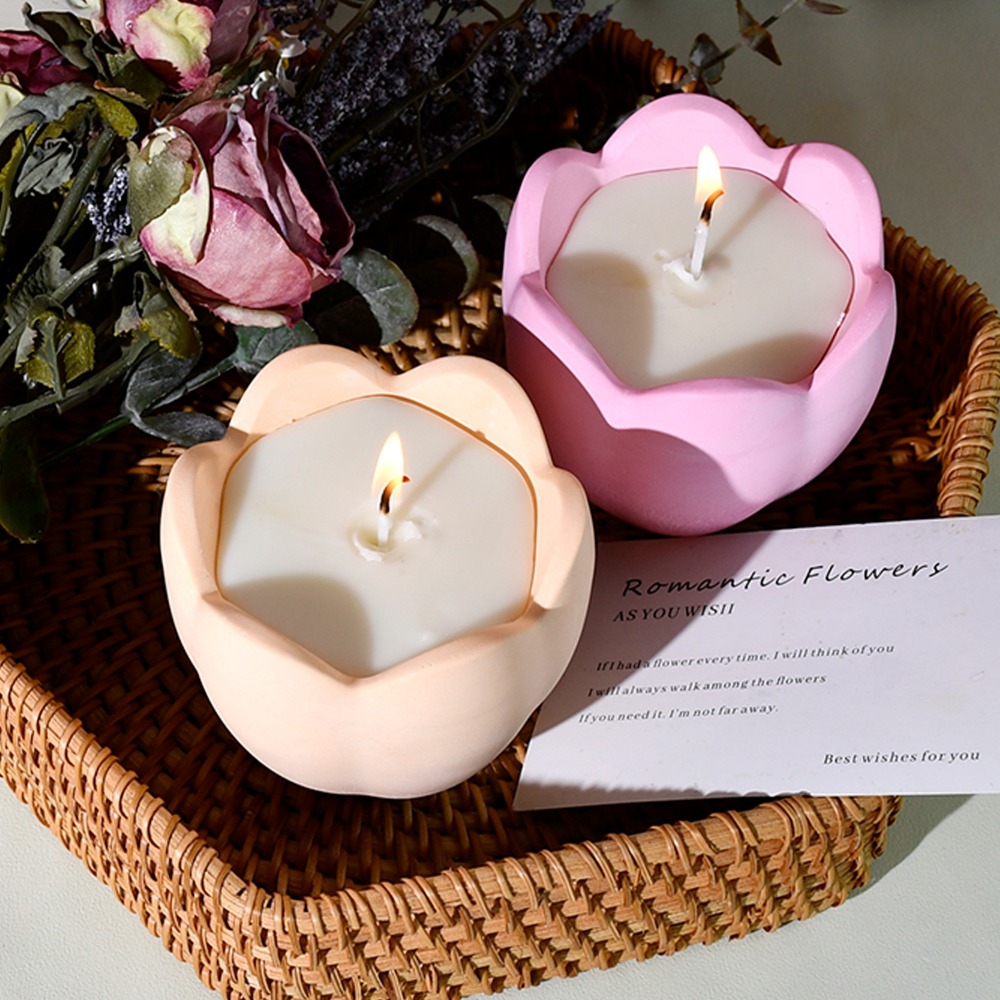 Suporte de vela de tulipa, mol - Soap Making Book avaliação e preço