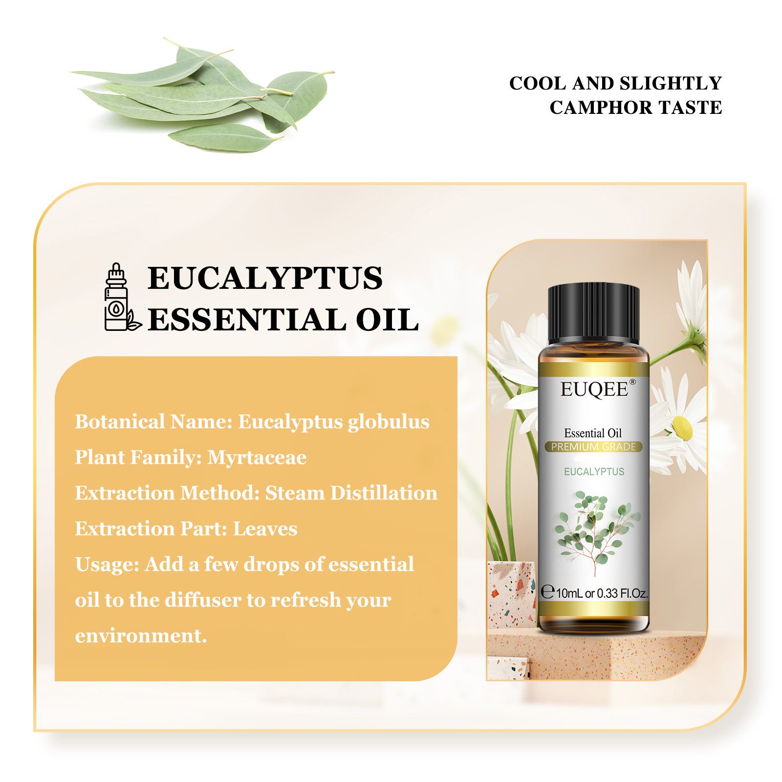 Euqee 10ml óleos essenciais na - Soap Making Ingredients avaliação e preço